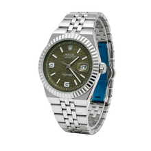 Rolex Land-Dweller Olive Green Honeycomb Dial