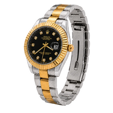 Rolex Datejust 41 Black Dial Set with Diamond Hour