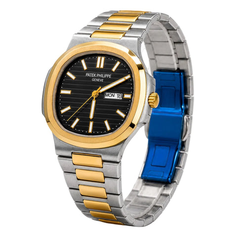 Patek Philippe Geneve Dual Tone with Black Dial