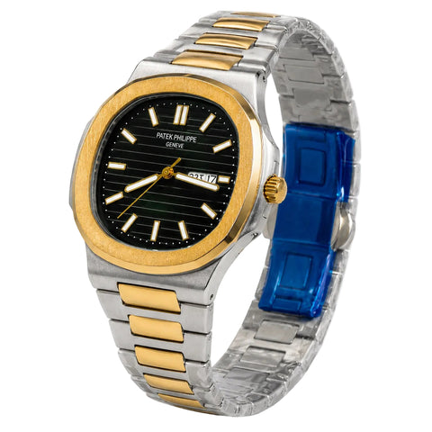 Patek Philippe Geneve Dual Tone with Olive Green Dial