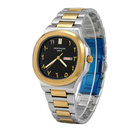 Patek Philippe Geneve Black Dial with Arabic Numerals