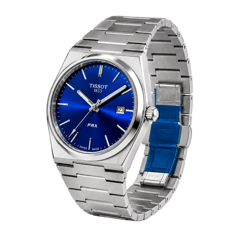 Tissot PRX Striking Blue Dial Quartz Watch