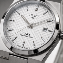 Tissot PRX Powermatic 80 With signature waffle-pattern dial