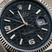Rolex Land-Dweller Honeycomb Dial Watch