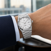 Tissot PRX Powermatic 80 With signature waffle-pattern dial