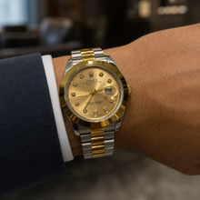 Rolex Datejust 41 with a Diamond-Set Champagne Dial