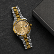 Rolex Datejust 41 with a Diamond-Set Champagne Dial