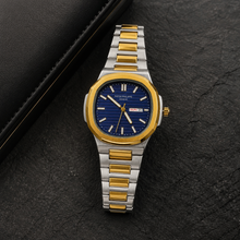 Patek Philippe Geneve Dual Tone with Horizontal Ribbing Dial