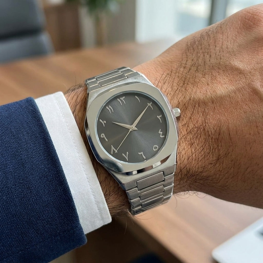 Arabic Aura Black Dial watch