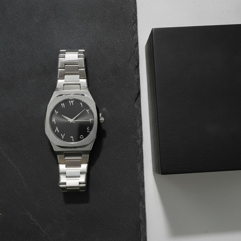 Arabic Aura Black Dial watch