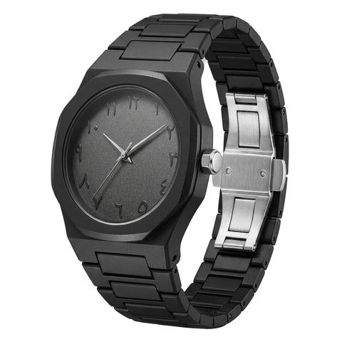 Arabic Aura Matte Black Watch