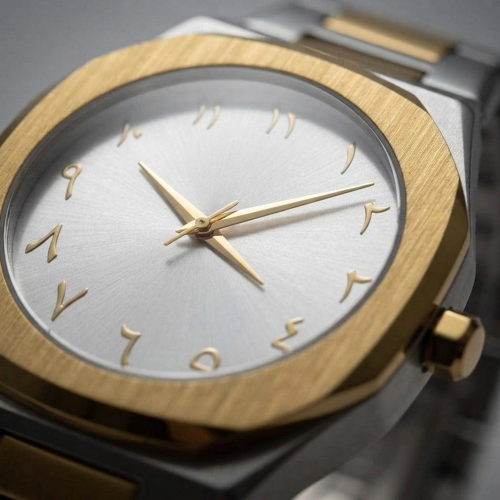 Arabic Aura Two-Tone wristwatch