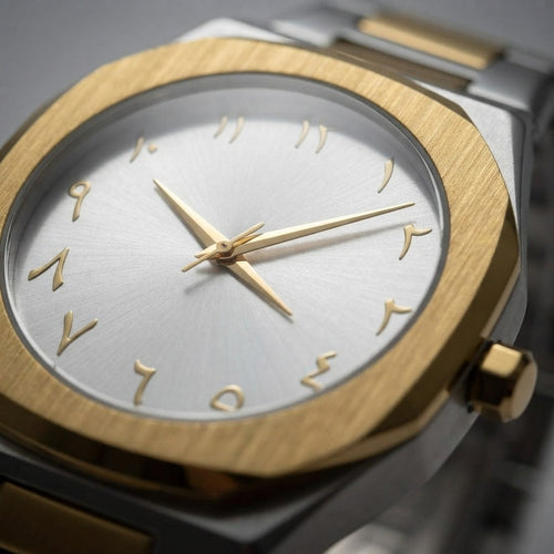 Arabic Aura Two-Tone wristwatch