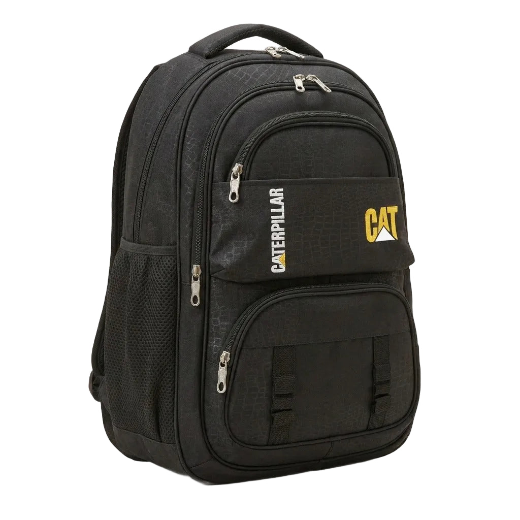 Black crocodile Textured Backpack