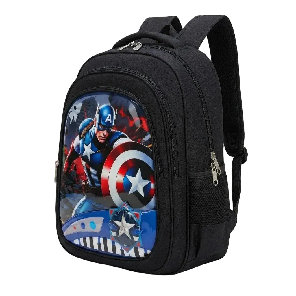 Captain America School Backpack for Kids