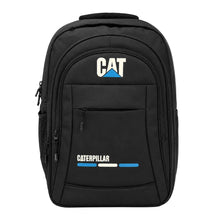 Caterpillar (CAT) Black Backpack with Blue Details