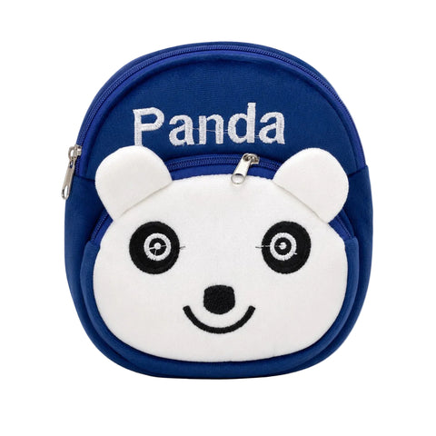 Cute Panda Plush School Backpack for Kids