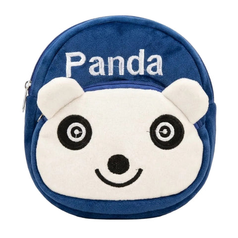 Panda Face Plush Backpack