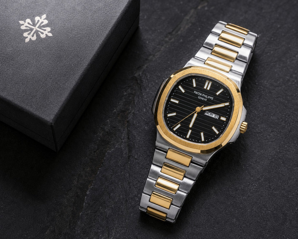 Patek Philippe Geneve Dual Tone with Black Dial