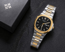 Patek Philippe Geneve Dual Tone with Black Dial