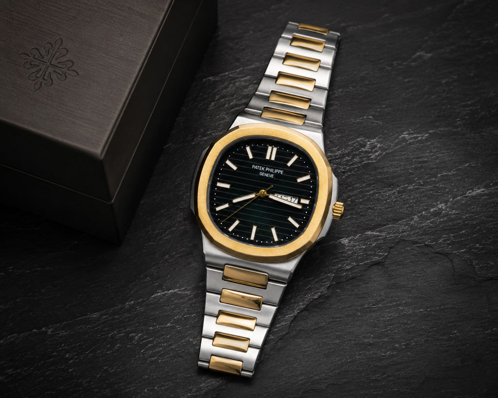 Patek Philippe Geneve Dual Tone with Olive Green Dial