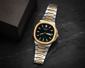 Patek Philippe Geneve Dual Tone with Olive Green Dial