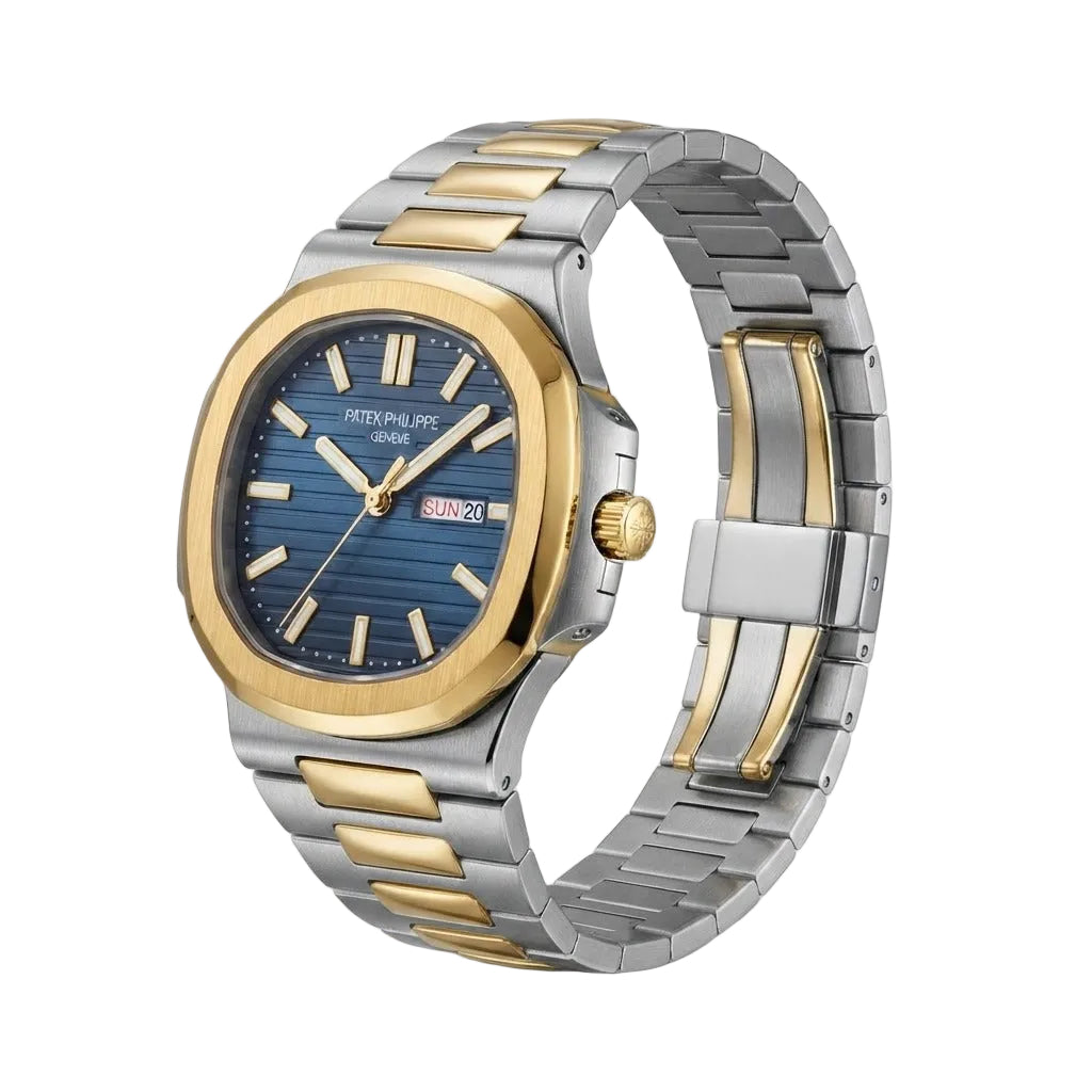 Patek Philippe Geneve Dual Tone with distinct blue Dial