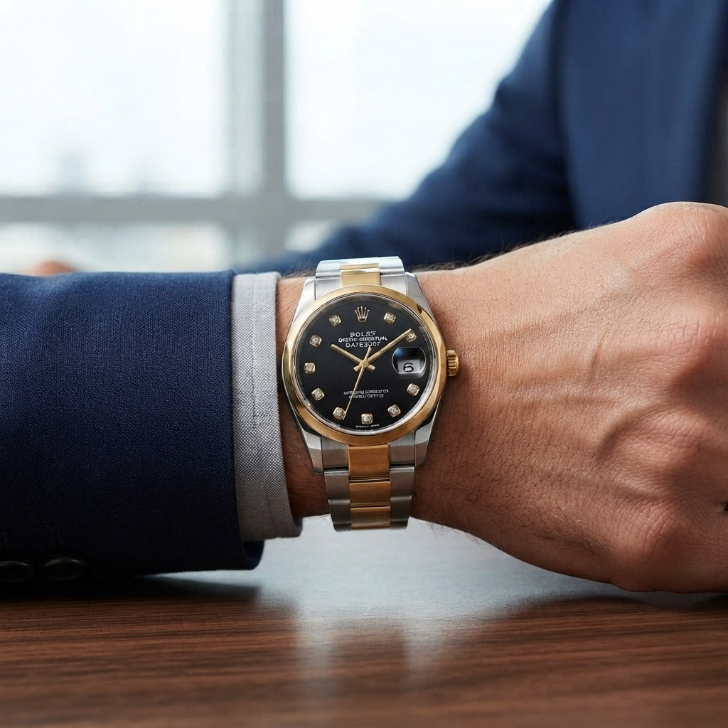 Rolex Datejust 36 in Oystersteel and yellow gold