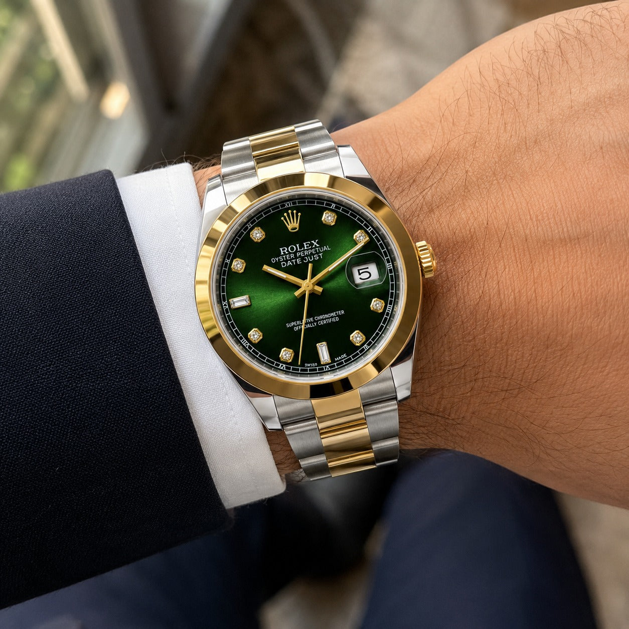 Rolex Datejust 41 Olive Green for Men