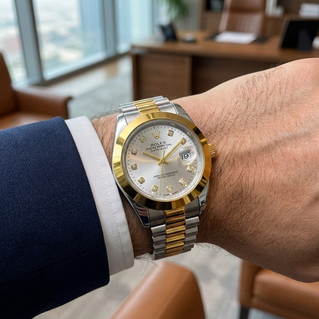 Rolex Datejust 41 Watch in Steel and Yellow Gold