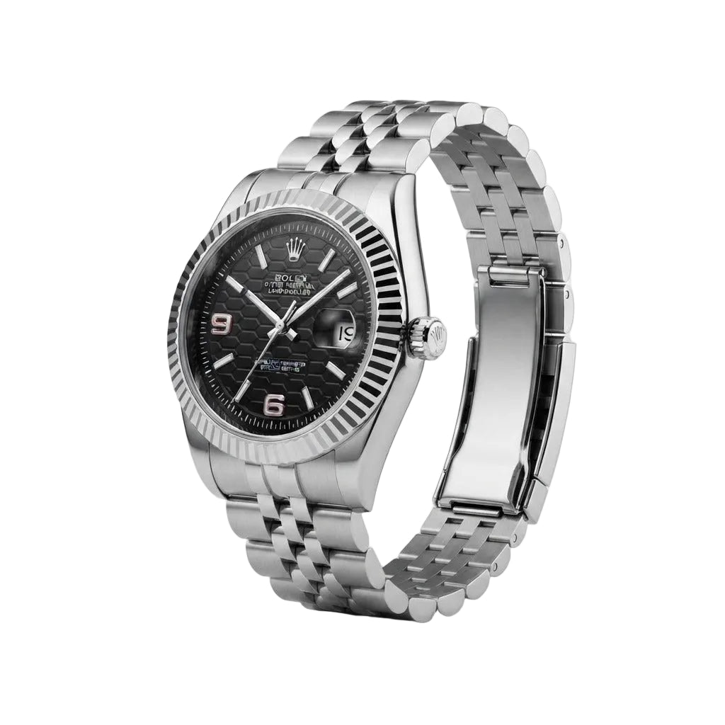 Rolex Land-Dweller Black Honeycomb Dial