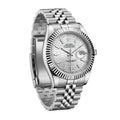 Rolex Land-Dweller White Honeycomb Dial