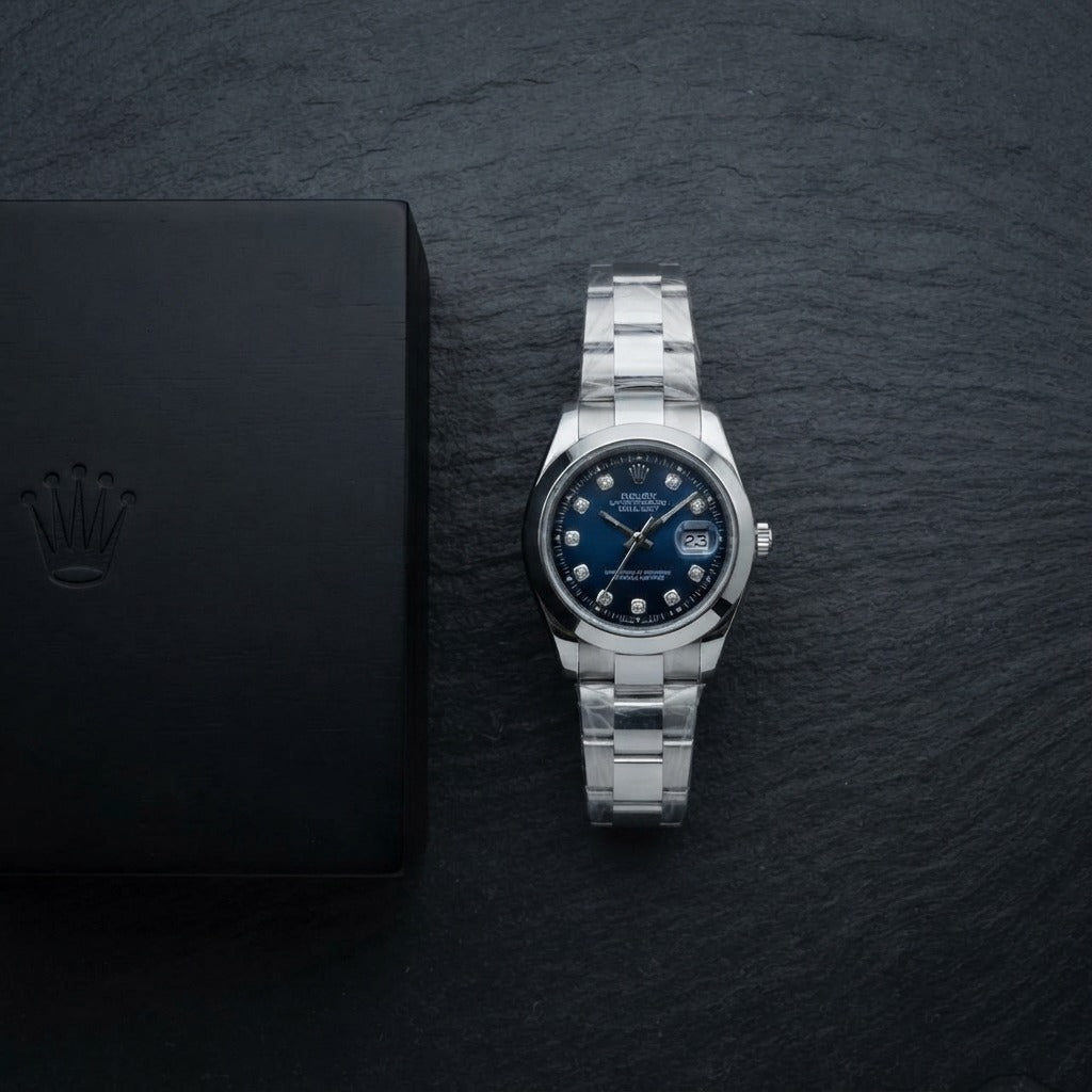 Rolex Oyster Perpetual Date Navy Blue