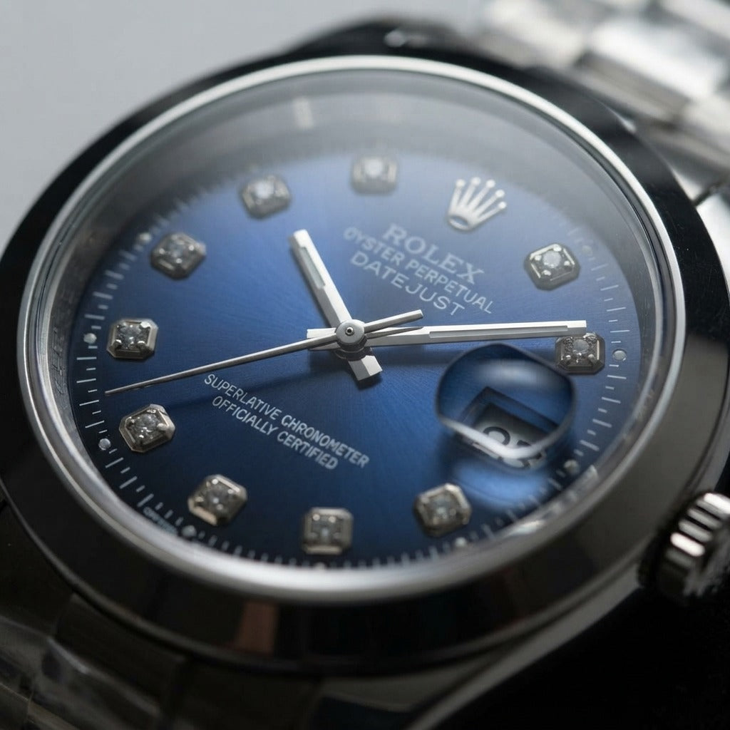 Rolex Oyster Perpetual Date Navy Blue