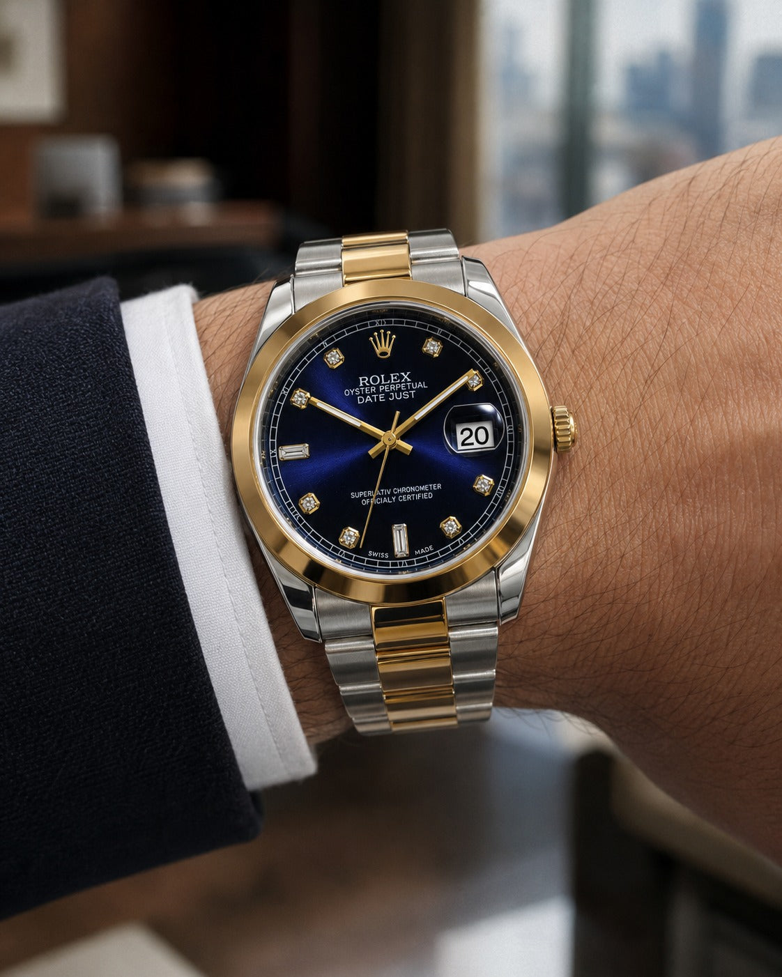 Rolex Datejust 41 Striking Blue