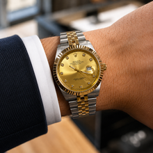 Rolex Datejust 41 Yellow Gold Champagne Diamond Dial