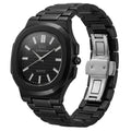 SWC Black Nautilus-Style Quartz Watch