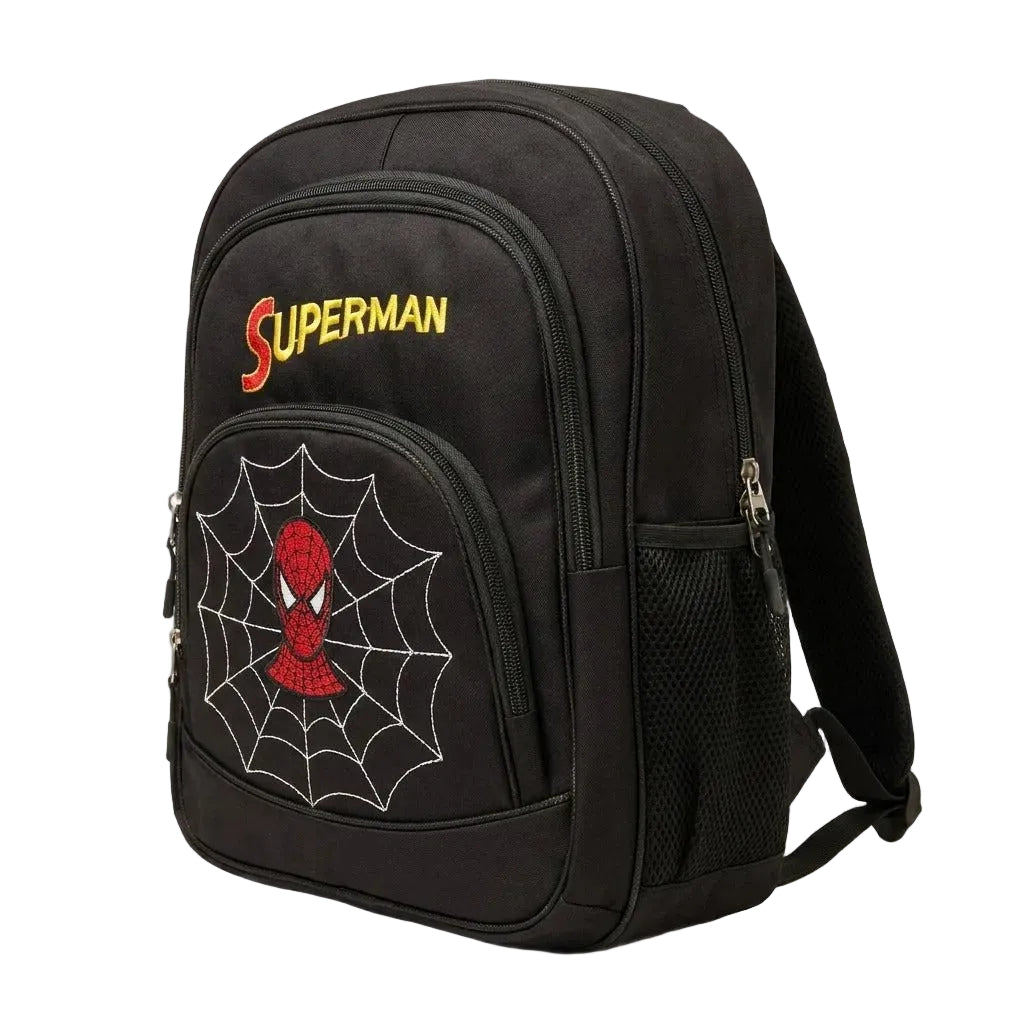 Spider-Web Print Backpack for Kids