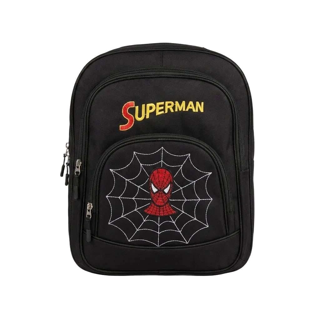 Spider-Web Print Backpack for Kids