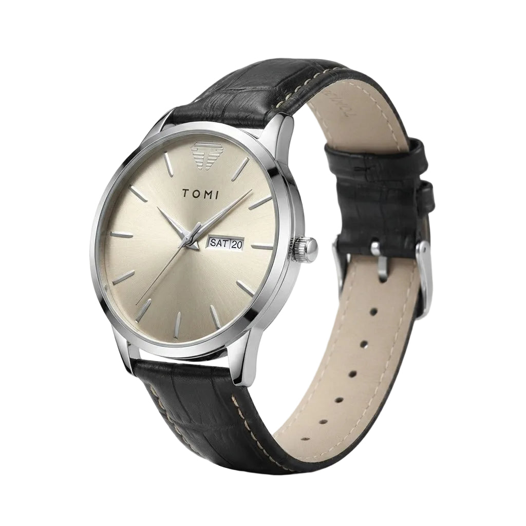 TOMI T-045 Champagne-Coloured Dial Men's Watch