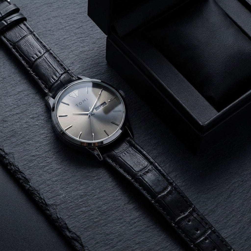 TOMI T-045 Champagne-Coloured Dial Men's Watch