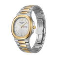 This Patek Philippe Geneve Nautilus White Waffle Dial