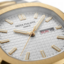 Patek Philippe Geneve Dual Tone with White Waffle Dial