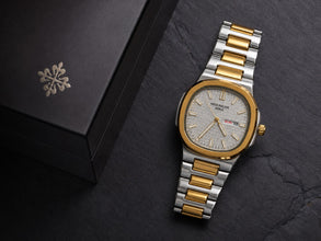 Patek Philippe Geneve Dual Tone with White Waffle Dial