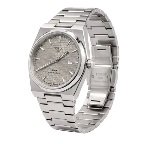 Tissot PRX Powermatic 80 Gray Waffle Dial