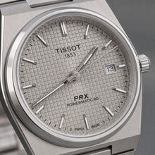 Tissot PRX Powermatic 80 Gray Waffle Dial