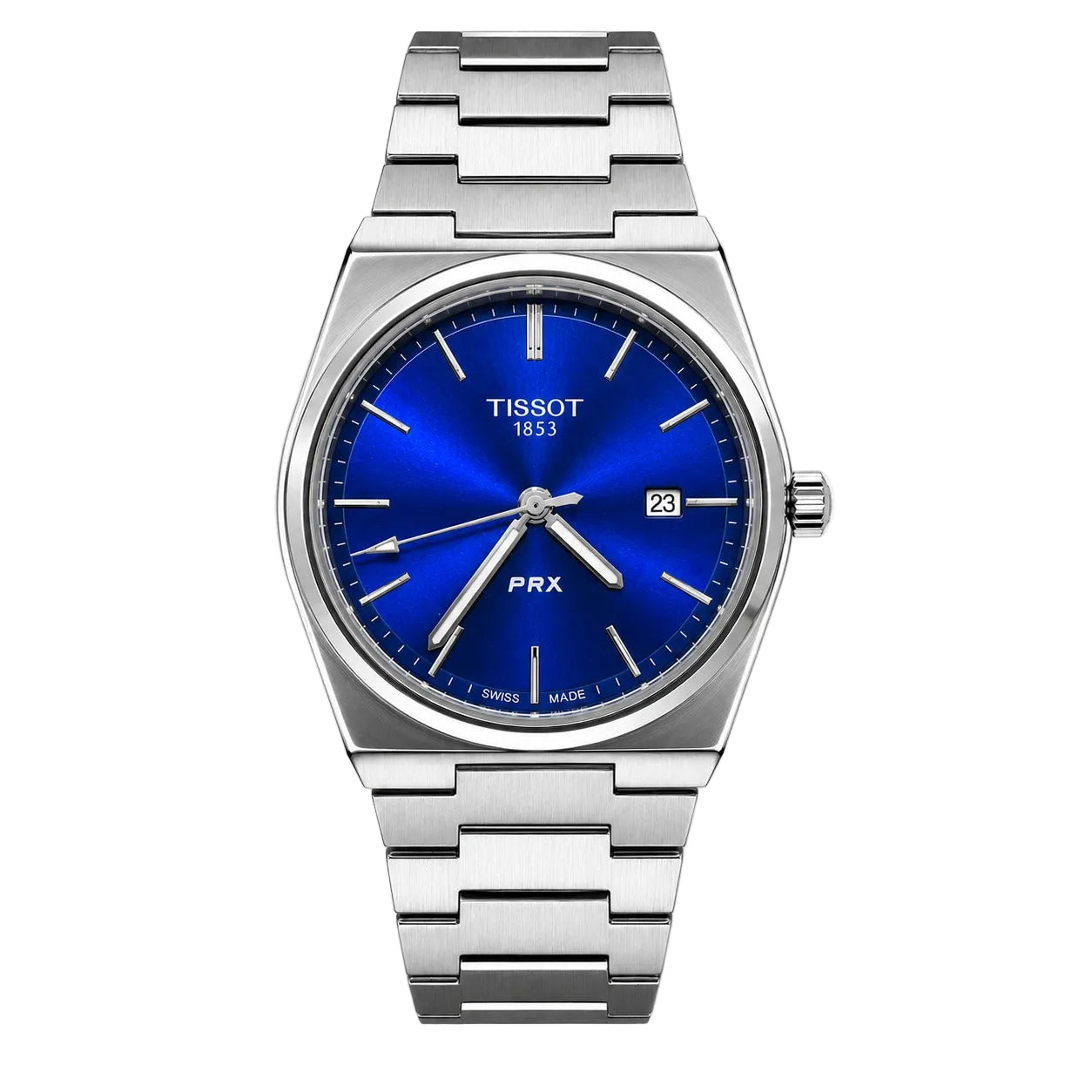 Tissot PRX Striking Blue Dial Quartz Watch