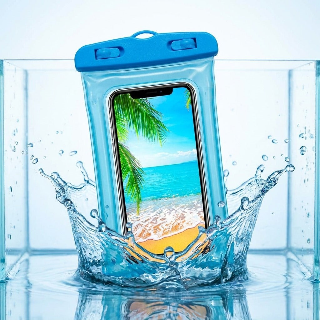 Universal Waterproof Mobile Phone Pouch with Land Yard