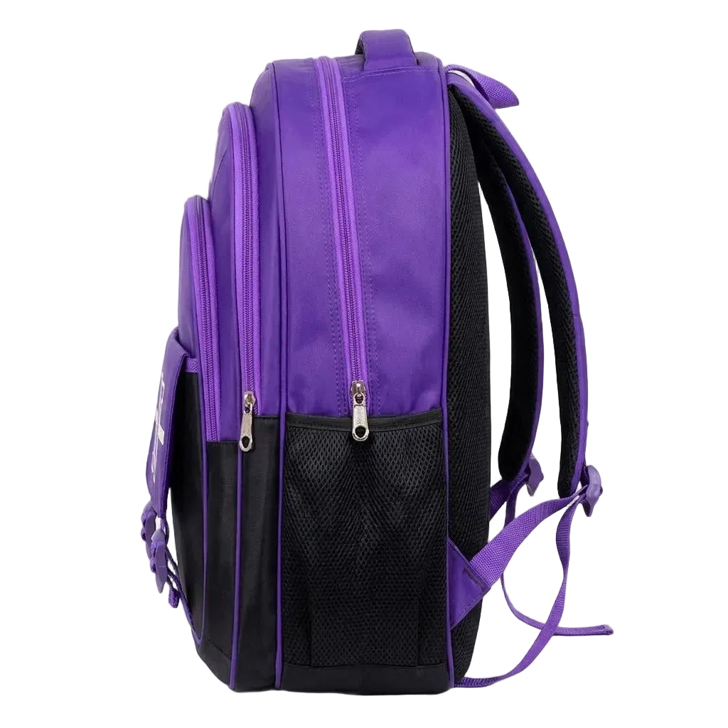 VITALITY Purple Backpack | Bold School Bag for Active Kids